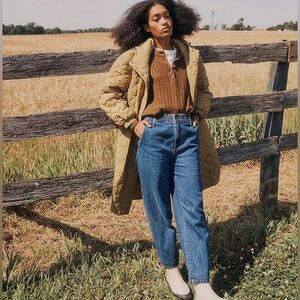 Madewell Pull-On Balloon Jeans in Morningside Wash: TENCEL Denim Edition​​​